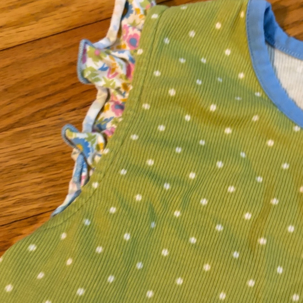 *Matilda Jane Green Polka Dot Tank Top - Picture 5 of 7